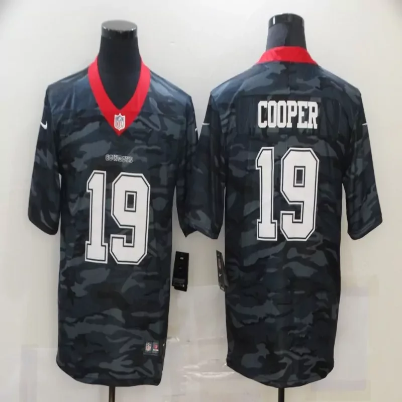 Dallas Cowboys #4 Prescott NFL Black Gold American Flag Jersey - Image 5