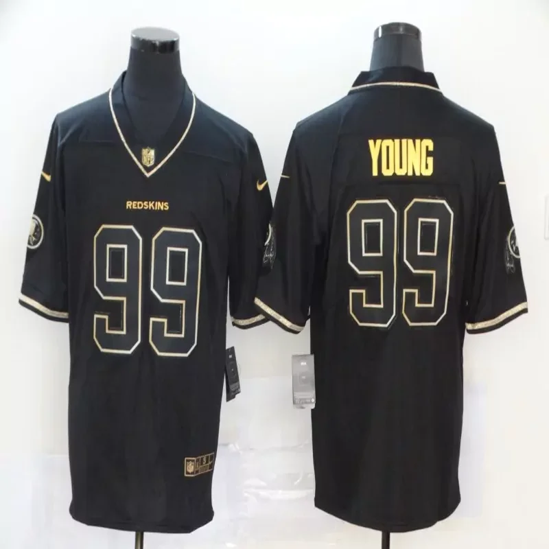 Washington Commanders #99 Young NFL Green Camouflage Jersey - Image 5