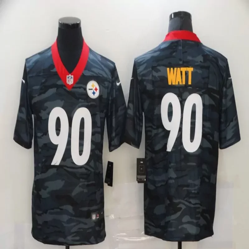 Pittsburgh Steelers #39 Fitzpatrick NFL Black Gold Jersey - Image 5