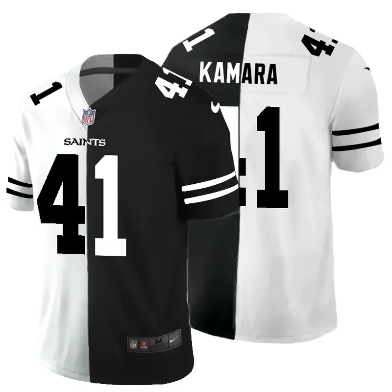 New Orleans Saints #4 Carr NFL Green Camouflage Jersey - Image 2