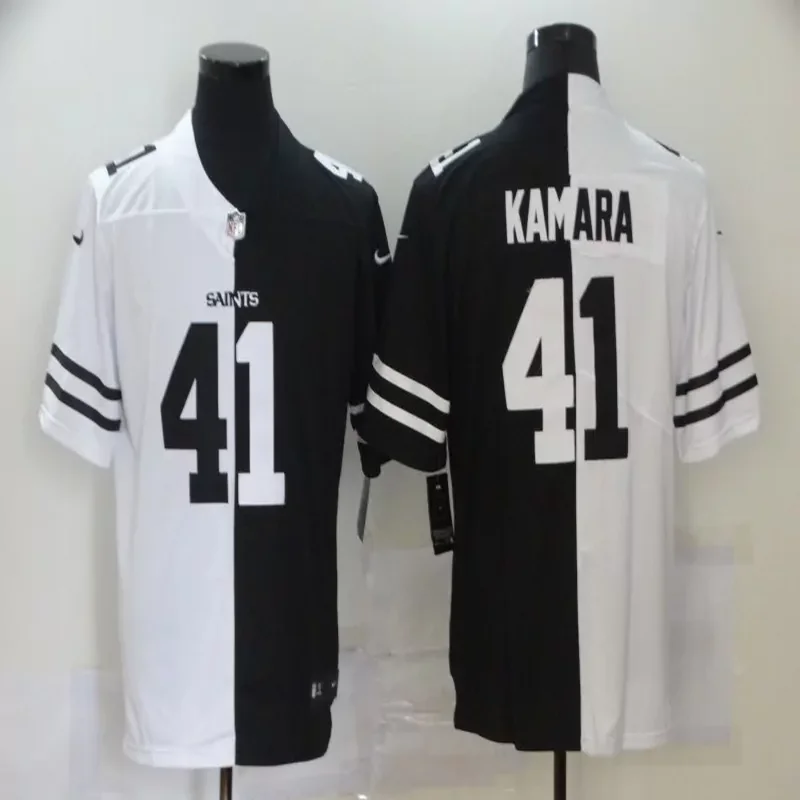 New Orleans Saints #4 Carr NFL Green Camouflage Jersey - Image 5