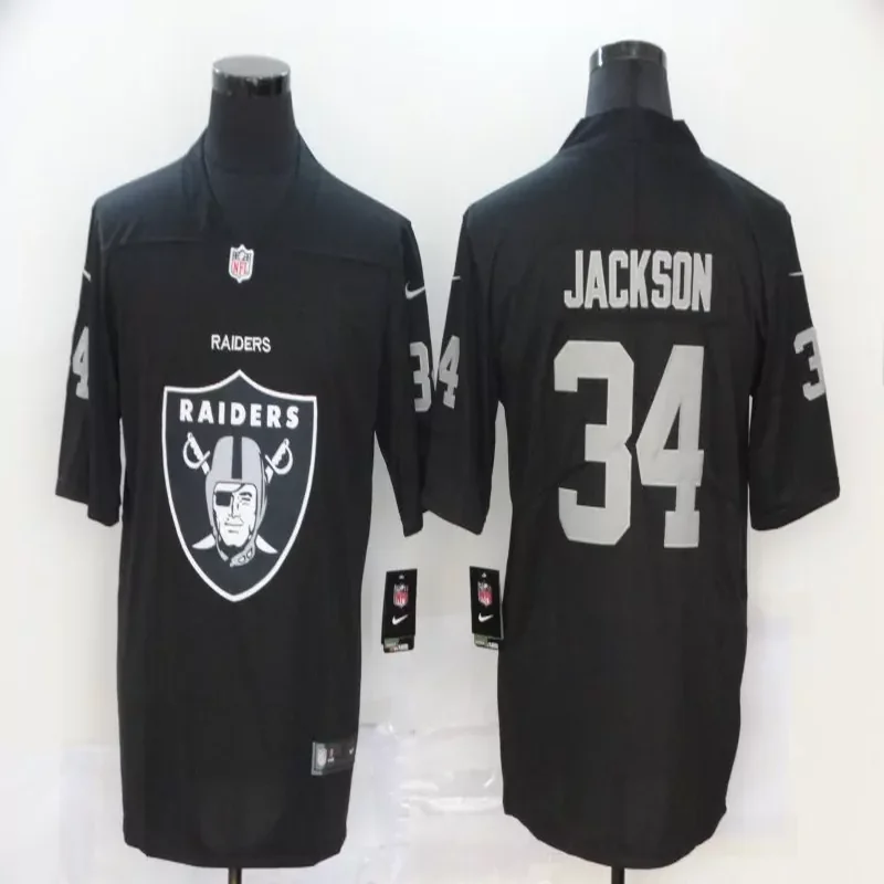 Las Vegas Raiders #34 Jackson NFL Black Jersey
