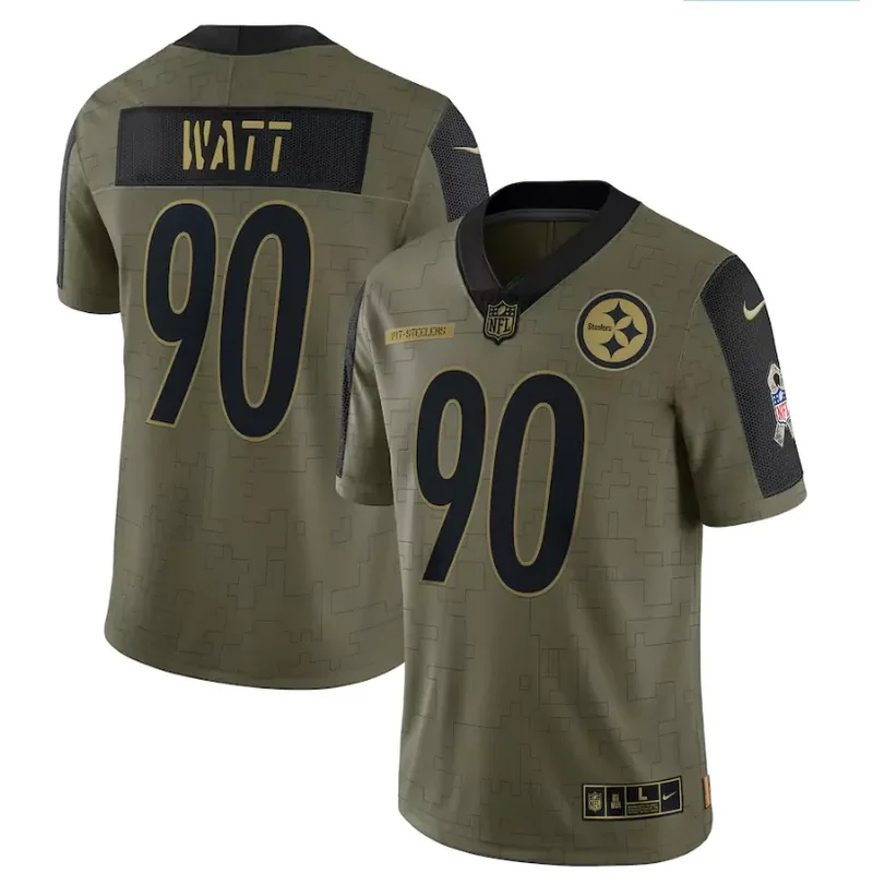 Pittsburgh Steelers #22 Harris NFL Black Gold Jersey - Image 3