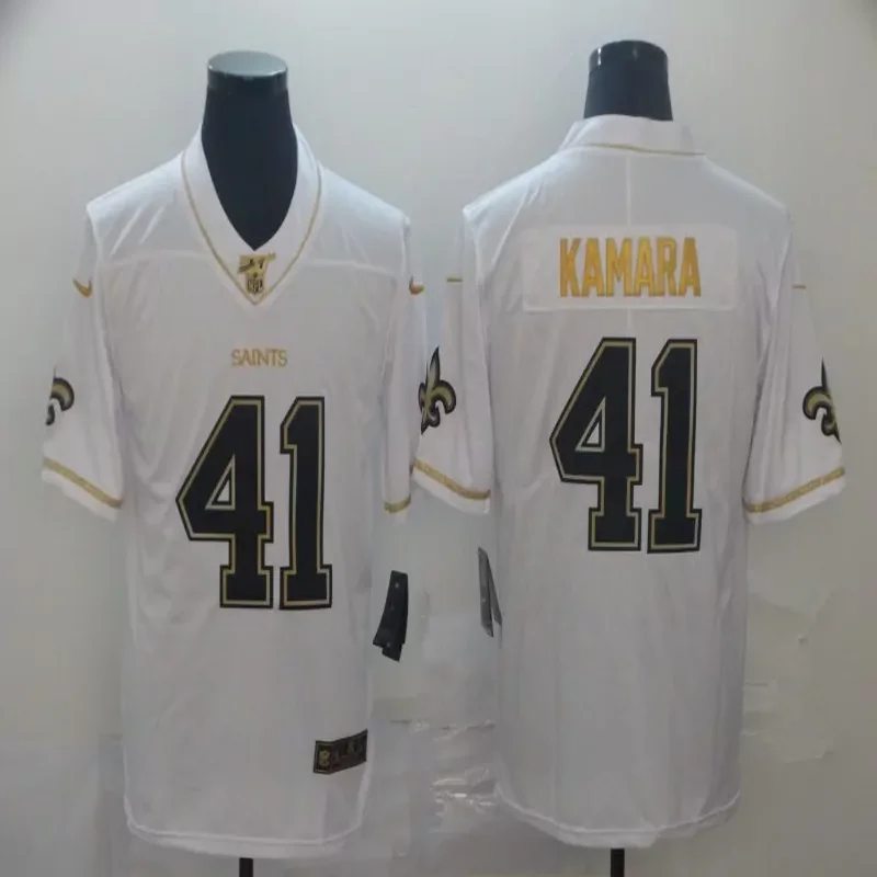 New Orleans Saints #41 Kamara NFL White Jersey
