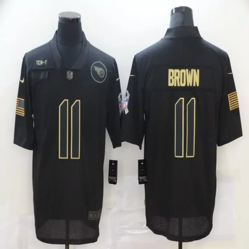 Tennessee Titans #22 Henry NFL Black Gold Jersey - Image 2