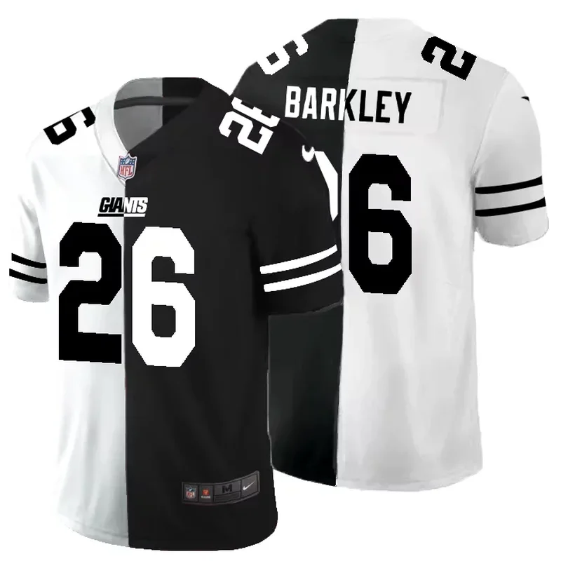 New York Giants #26 Barkley NFL Ash Gray Jersey - Image 5