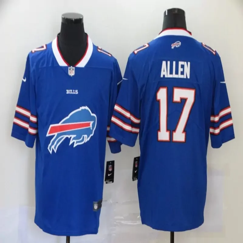 Buffalo Bills #17 Allen NFL Blue Royal Jersey