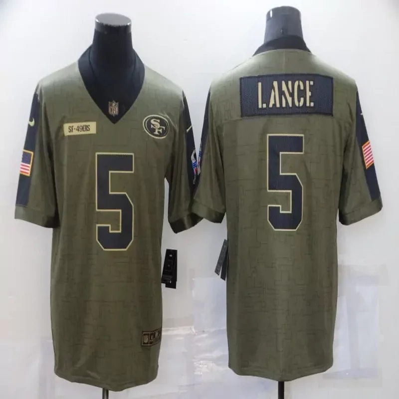San Francisco 49ers #85 Kittle NFL Black Camouflage Jersey - Image 4