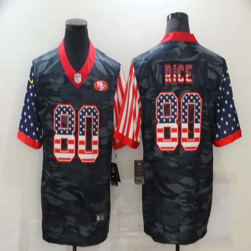 San Francisco 49ers #97 Bosa NFL Black Gold Jersey - Image 2