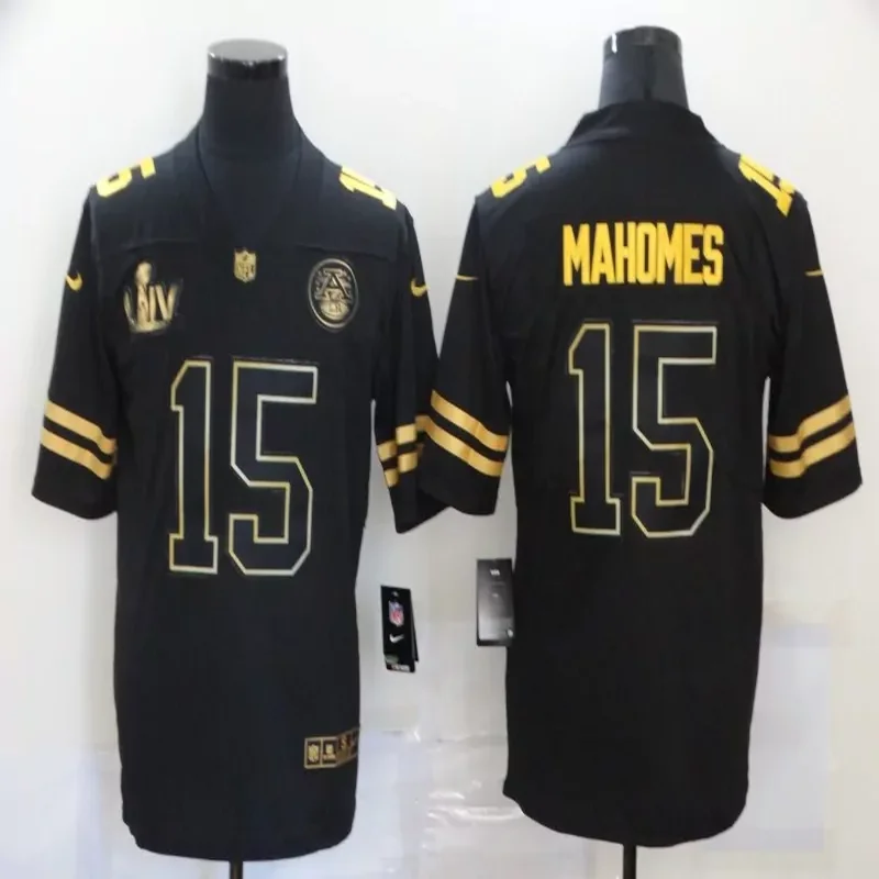 Kansas City Chiefs #15 Mahomes NFL Green Camouflage Women Jersey - Image 3
