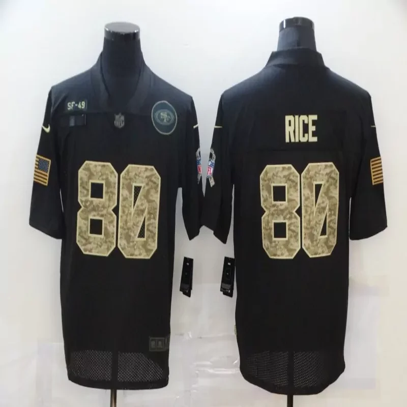 San Francisco 49ers #97 Bosa NFL Black Gold Jersey - Image 4
