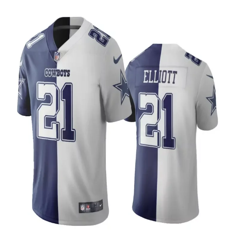 Dallas Cowboys #19 Cooper NFL Black Gold American Flag Jersey - Image 2
