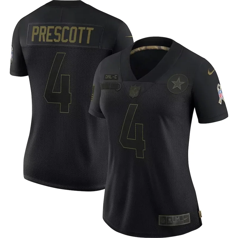 Dallas Cowboys #19 Cooper NFL Black Gold American Flag Jersey - Image 3