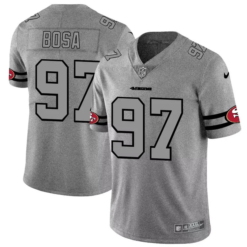 San Francisco 49ers #85 Kittle NFL White Rainbow Jersey - Image 3