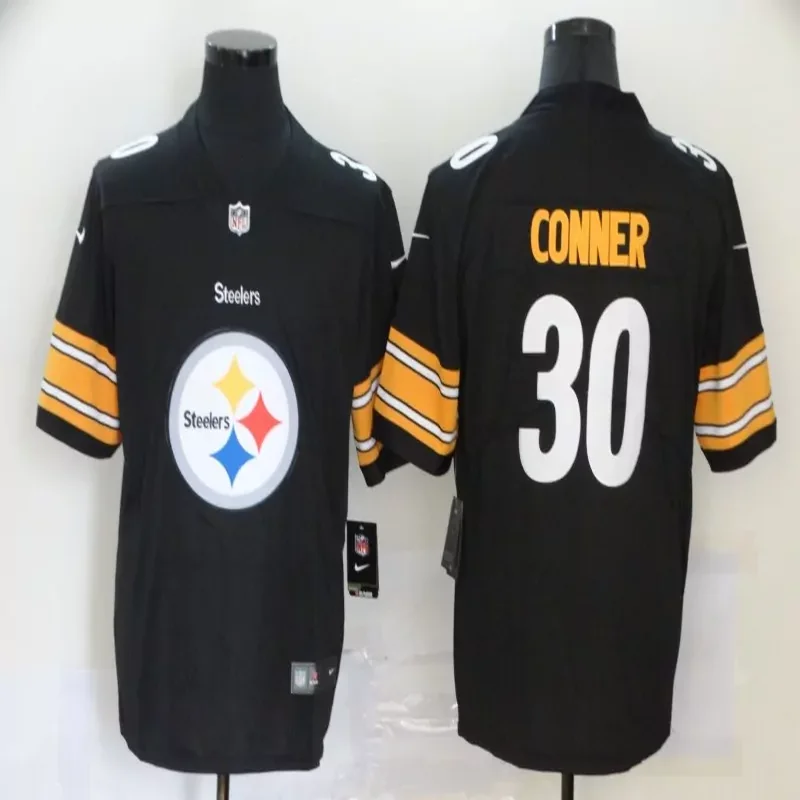 Pittsburgh Steelers #39 Fitzpatrick NFL Black Gold Jersey - Image 4
