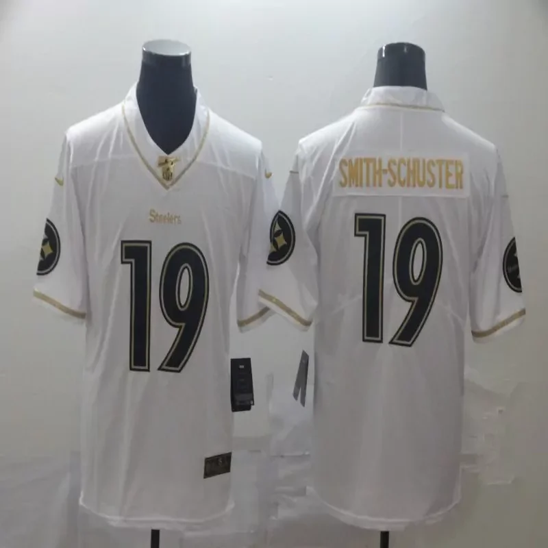 Pittsburgh Steelers #39 Fitzpatrick NFL Black Gold Jersey - Image 5