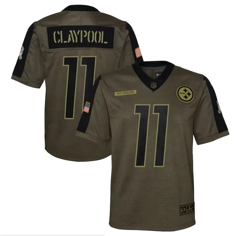 Pittsburgh Steelers #19 Smith-Schuster NFL Black Jersey - Image 3