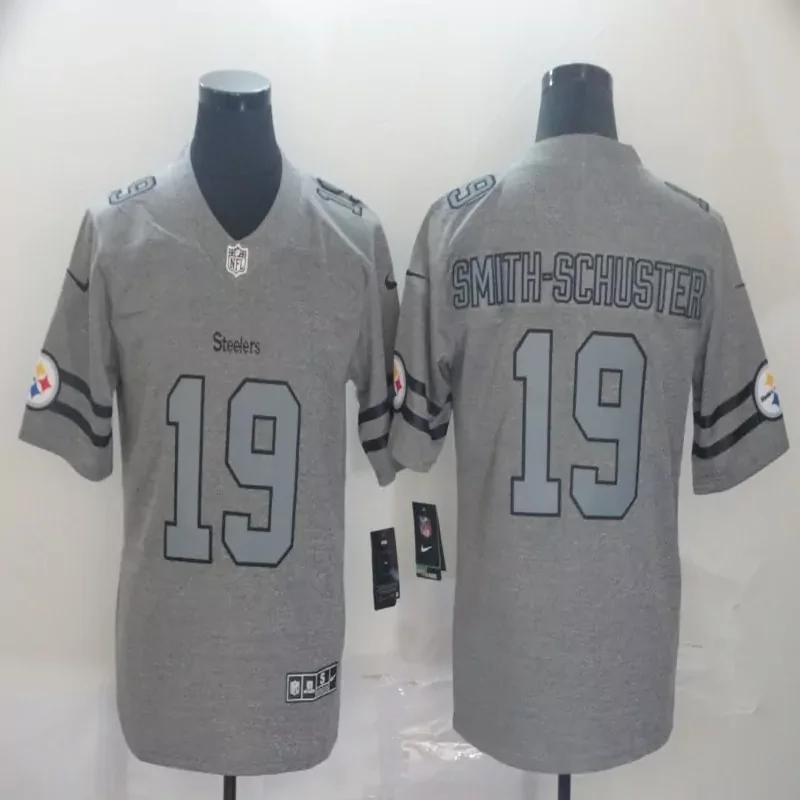 Pittsburgh Steelers #90 Watt NFL Black Jersey - Image 3