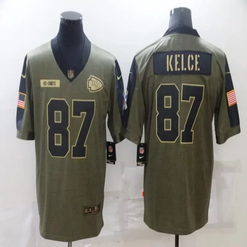 Kansas City Chiefs #15 Mahomes NFL Black Gold Jersey - Image 3