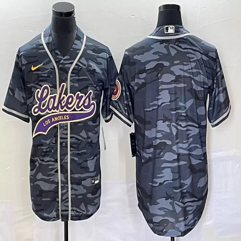 Los Angeles Lakers #24 Bryant NBA White Baseball Jersey - Image 2
