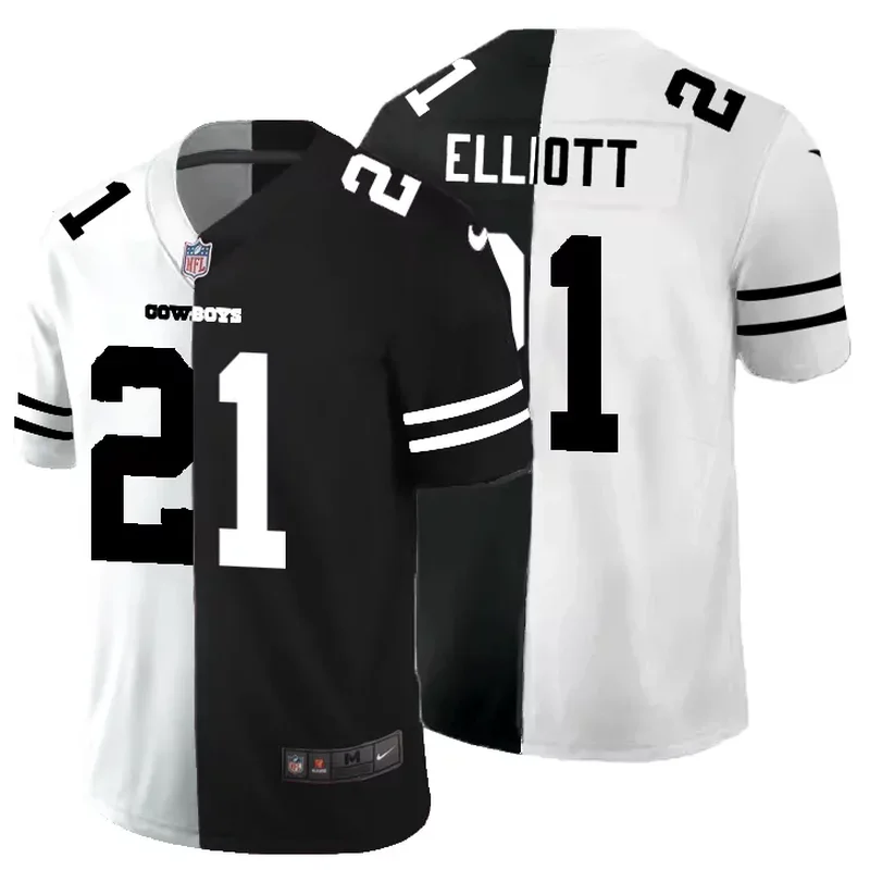 Dallas Cowboys #19 Cooper NFL Black White Jersey - Image 4