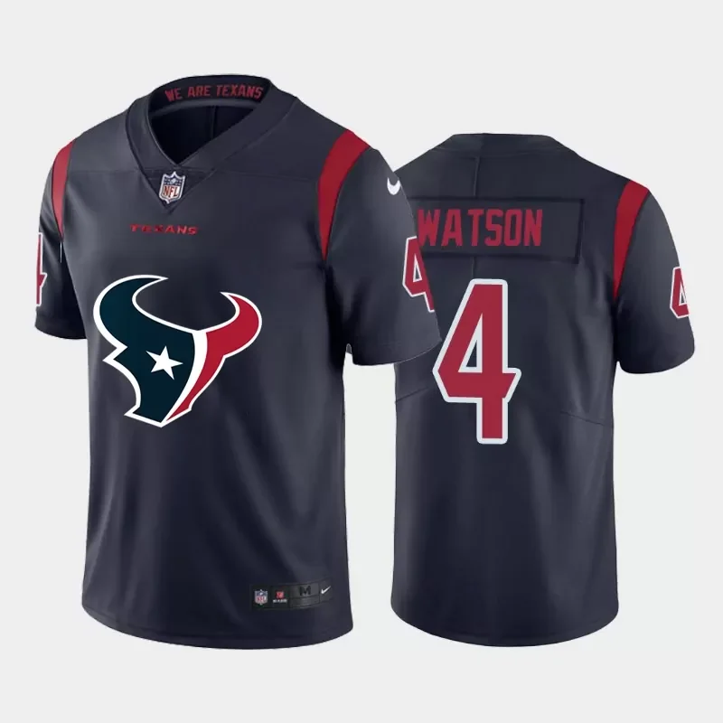 Houston Texans #99 Watt NFL Black Gold Jersey - Image 5