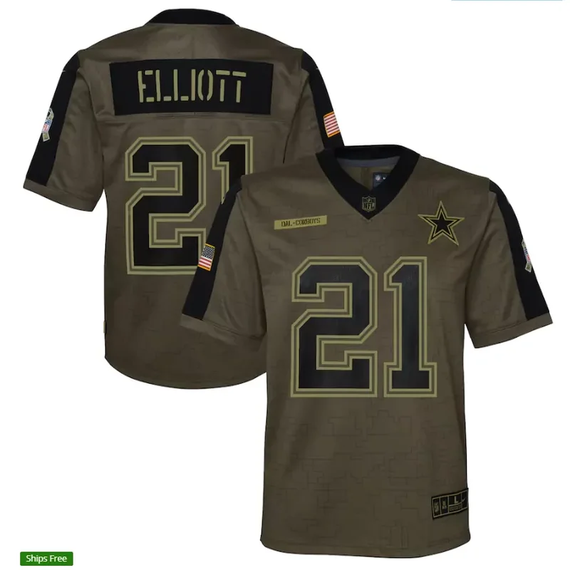 Dallas Cowboys #19 Cooper NFL Black White Jersey - Image 5