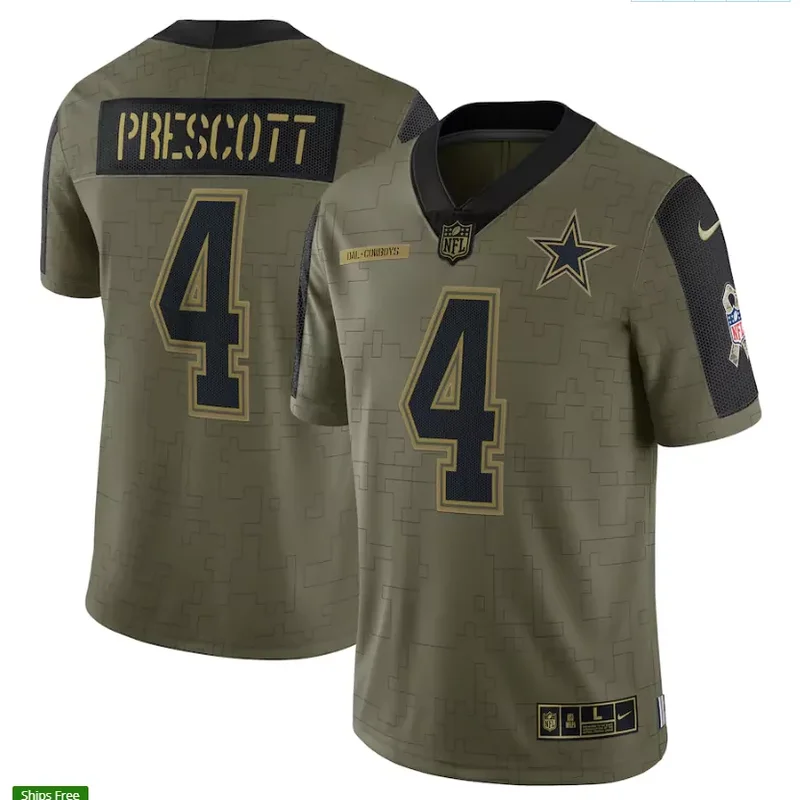 Dallas Cowboys #88 Lamb NFL Green Camouflage Jersey - Image 2