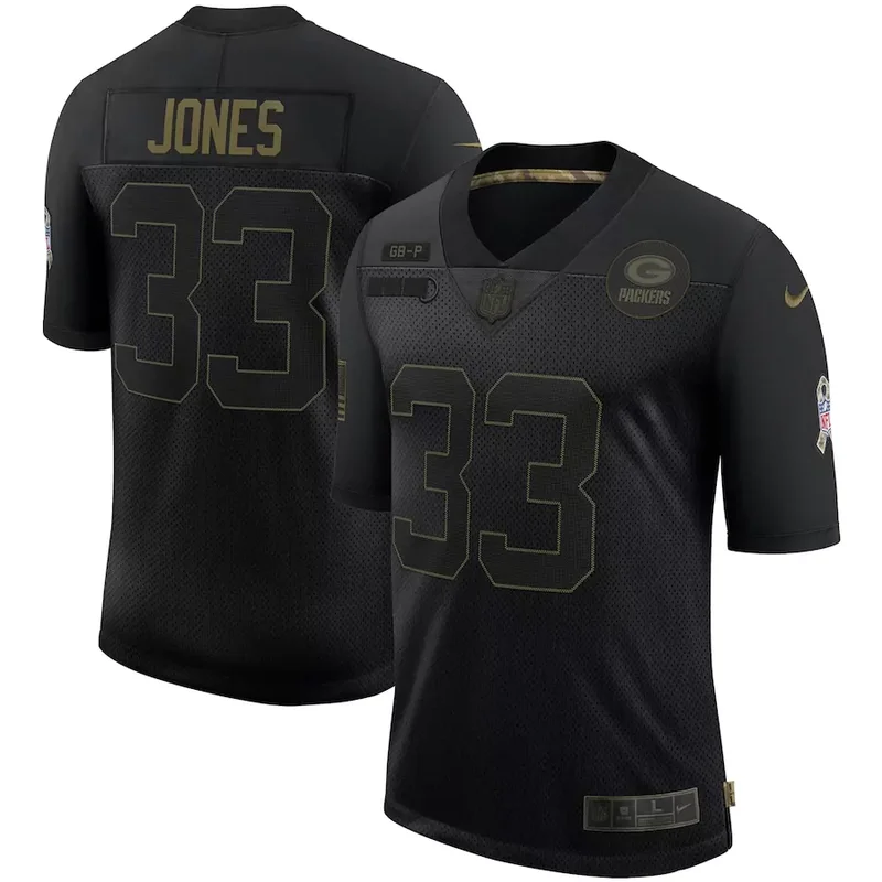 Green Bay Packers #12 Rodgers NFL Green Camouflage Jersey - Image 3