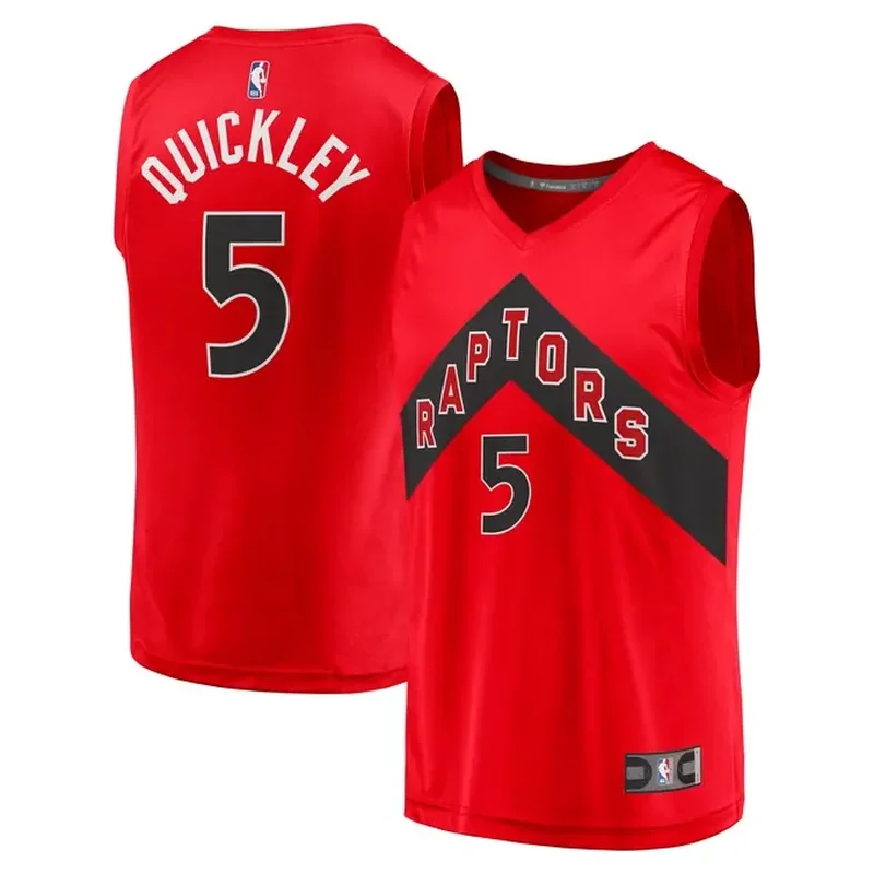 Immanuel Quickley Toronto Raptors Fast Break Player Jersey Icon Edition Red