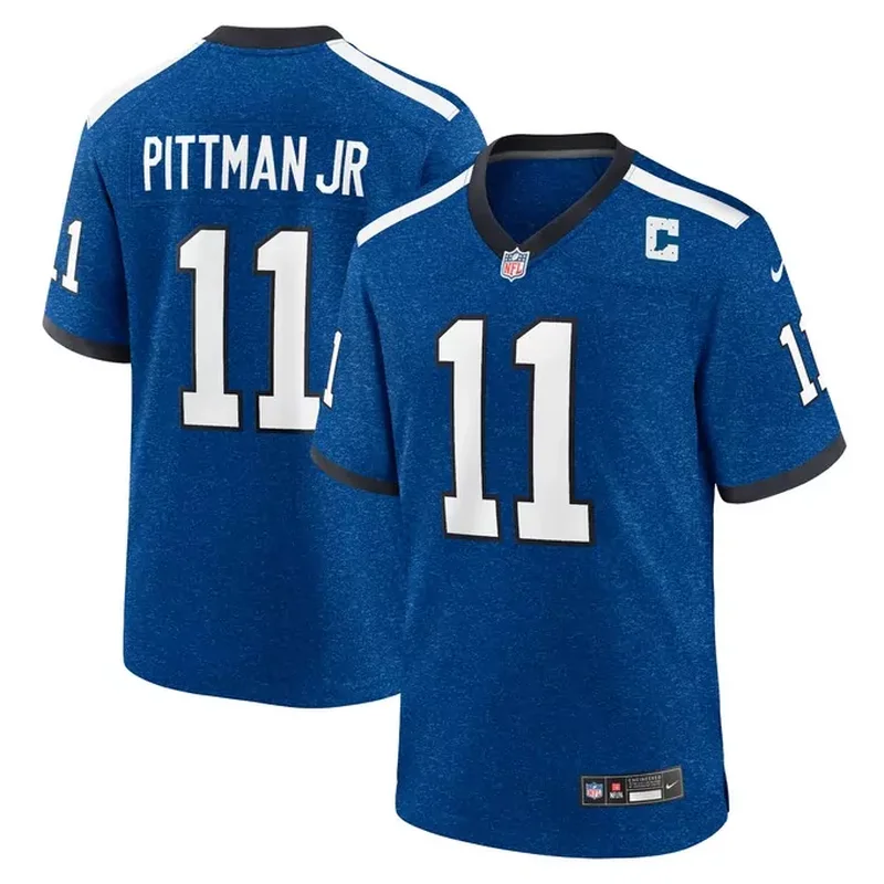 Indiana Nights Michael Pittman Jr Indianapolis Colts Alternate Game Jersey Blue