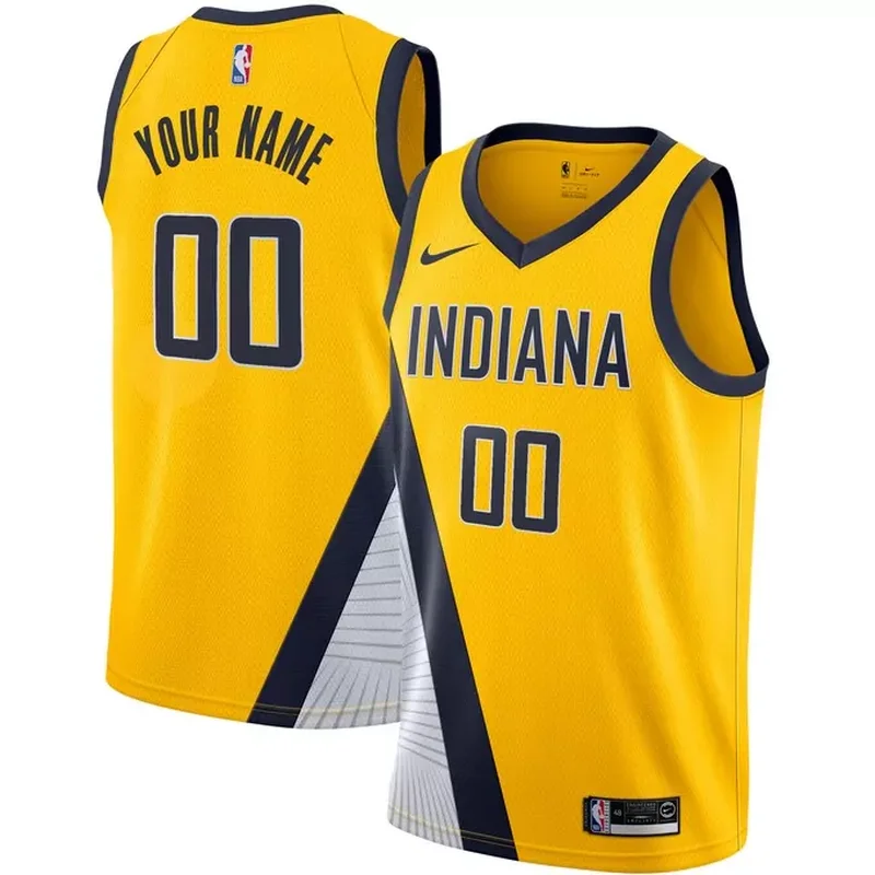 Myles Turner Indiana Pacers Fast Break Player Jersey White Association Edition - Image 3
