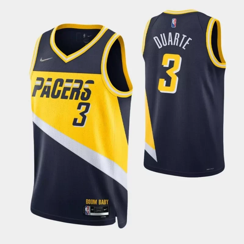 indiana pacers #22 caris levert yellow earned 2021 Basketball jersey - Image 3