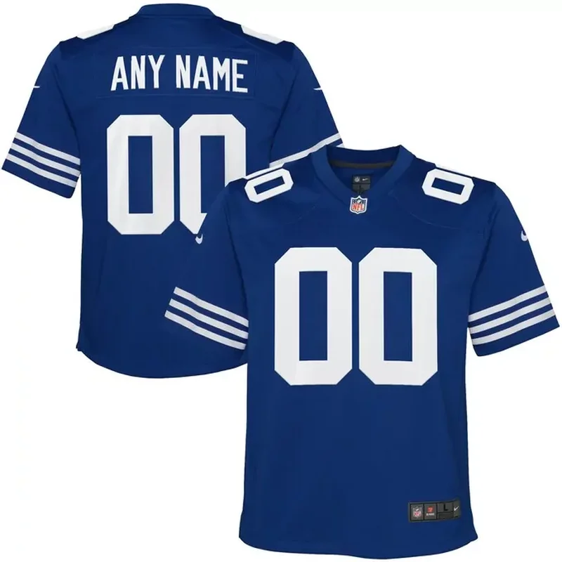 Peyton Manning Indianapolis Colts 1998 Retired Player Jersey Royal - Image 4