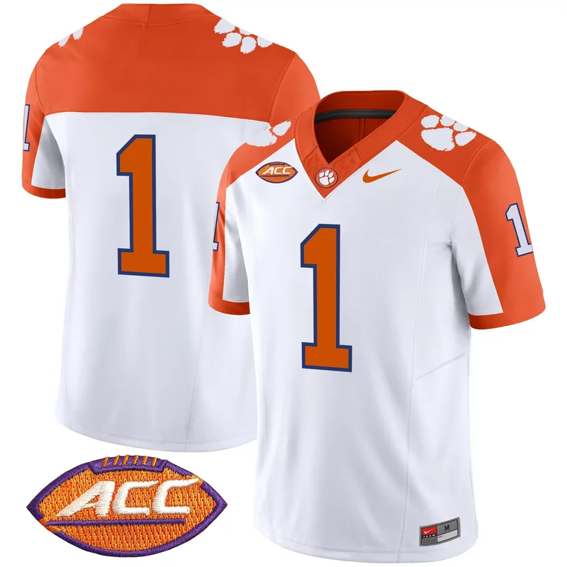 Alternate #1 Team clemson tigers jersey all stitched - Image 5