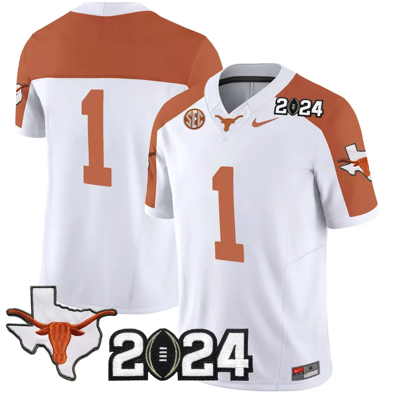 Black Arch Manning texas longhorns jersey v3 all stitched - Image 4