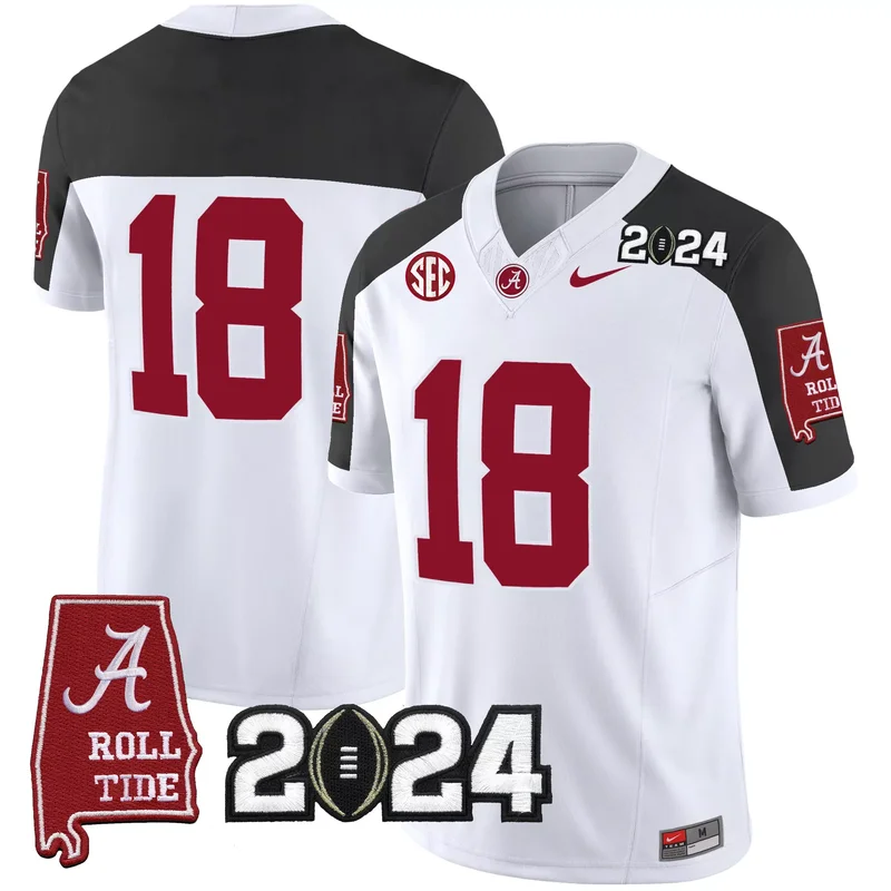Gray SEC Map alabama crimson tide 2023 custom jersey all stitched - Image 5