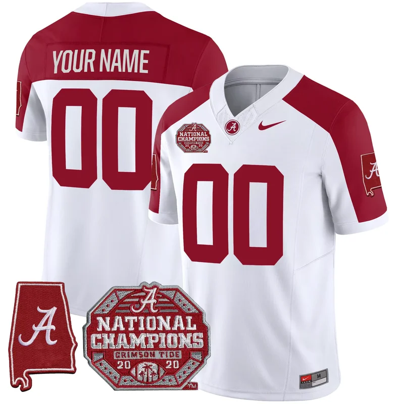 Inverted alabama crimson tide vapor custom jersey all stitched