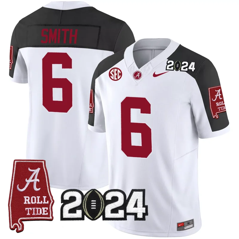 Inverted DeVonta Smith alabama crimson tide 2024 jersey all stitched