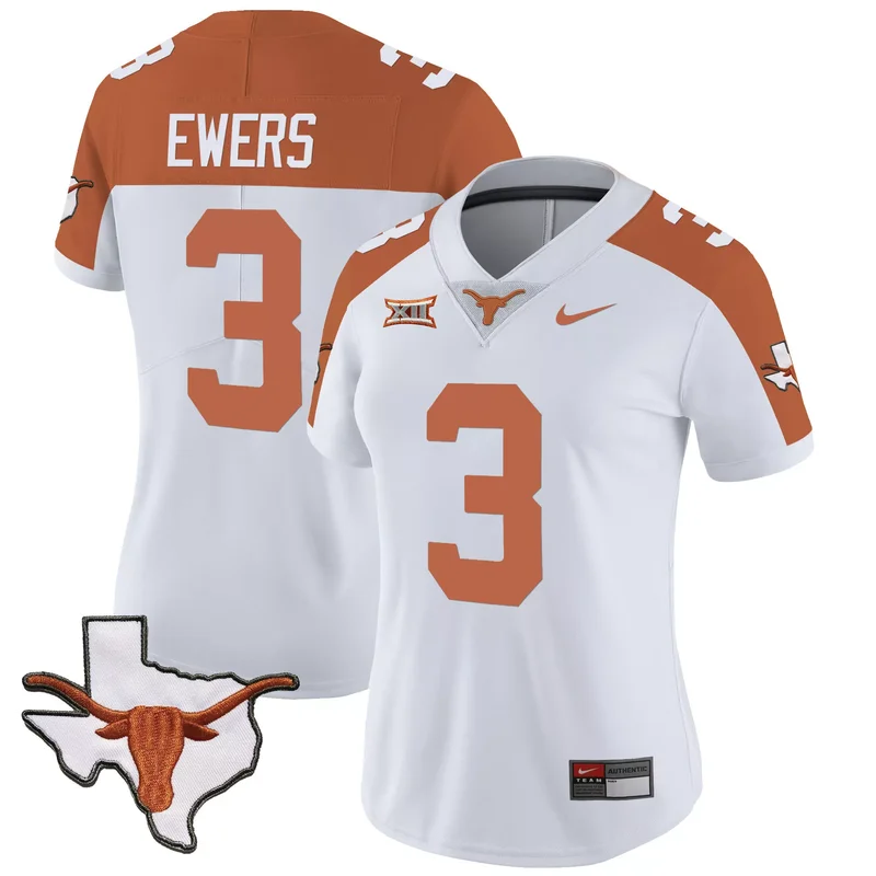 Inverted Quinn Ewers texas longhorns jersey all stitched - Image 5