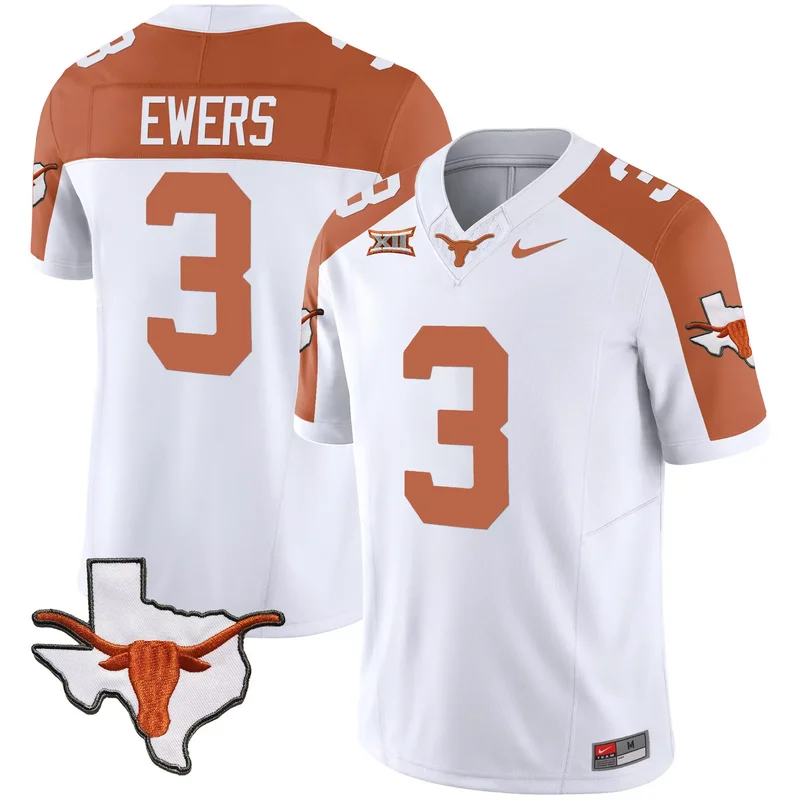 Alternate #1 Team texas longhorns jersey v2 all stitched - Image 5