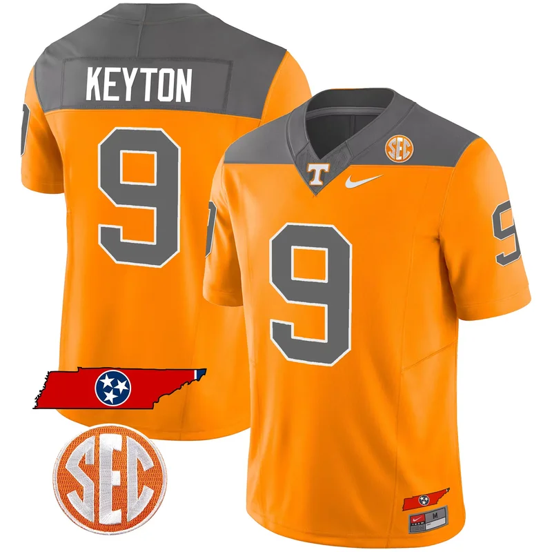 Inverted Ramel Keyton tennessee volunteers 2023 Alternate jersey v2 all stitched