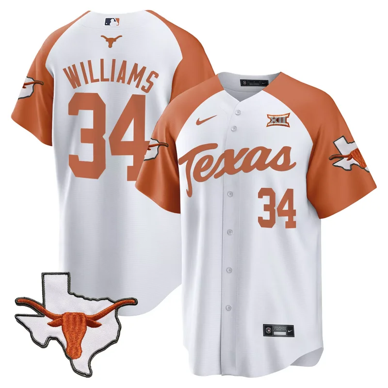 Inverted Ricky Williams texas longhorns jersey all stitched