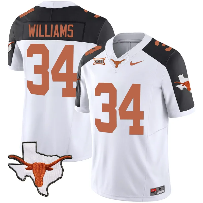 Inverted Bijan Robinson texas longhorns jersey v2 all stitched - Image 2