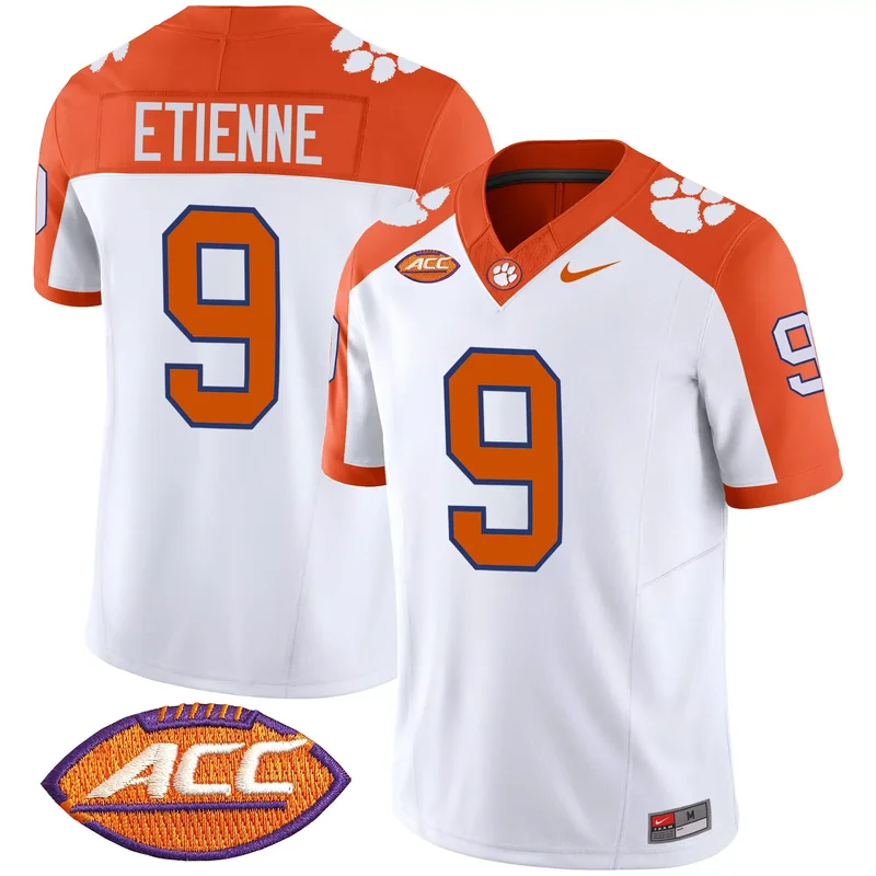 Inverted Travis Etienne clemson tigers jersey v2 all stitched