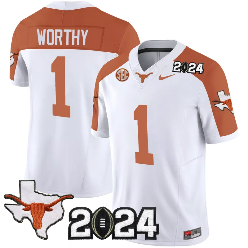 Inverted texas longhorns 2024 vapor custom jersey all stitched - Image 4