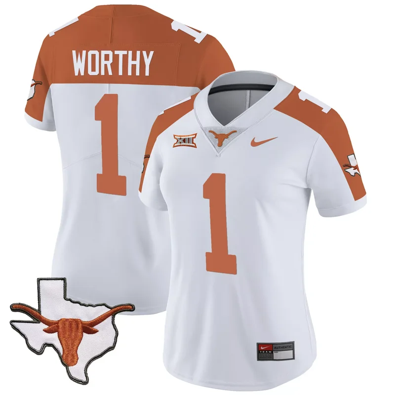 Inverted Xavier Worthy texas longhorns jersey all stitched - Image 4