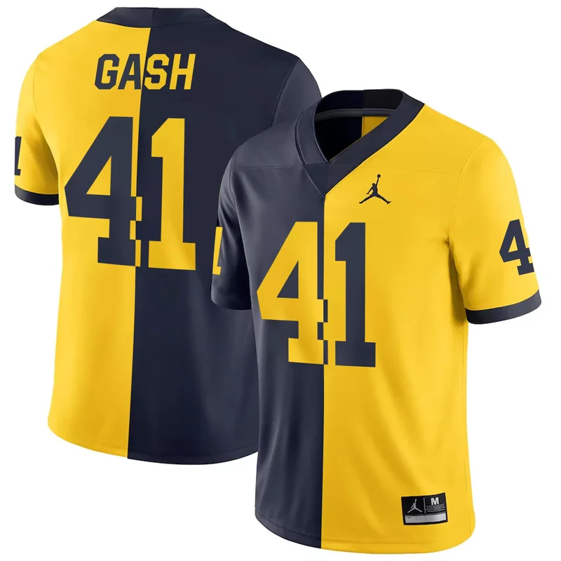 Blake Corum michigan wolverines split jersey all stitched - Image 2