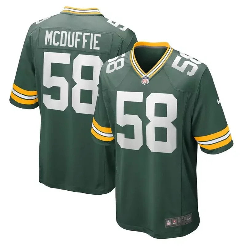 Isaiah McDuffie Green Bay Packers Game Jersey Green