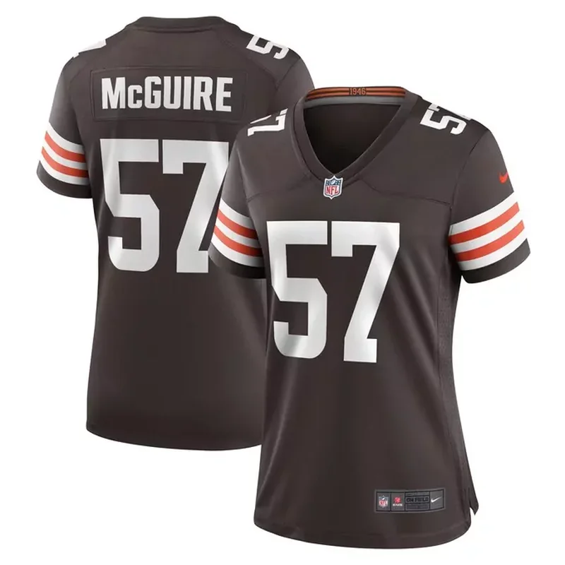 Maurice Hurst Cleveland Browns Womens Womens All Player Jersey Brown - Image 3